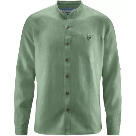 Chemise col mao - Pur chanvre