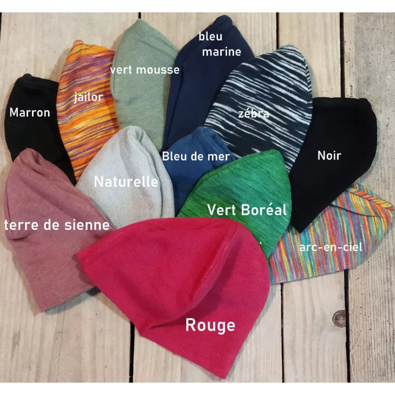 Bonnet hiver en jersey