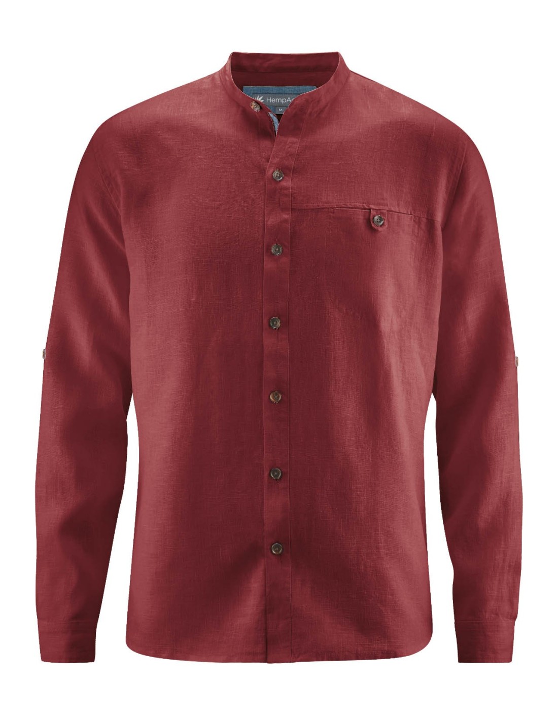 Chemise col mao - Pur chanvre