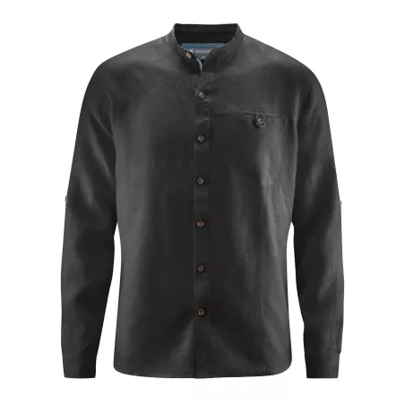 Chemise col mao - Pur chanvre