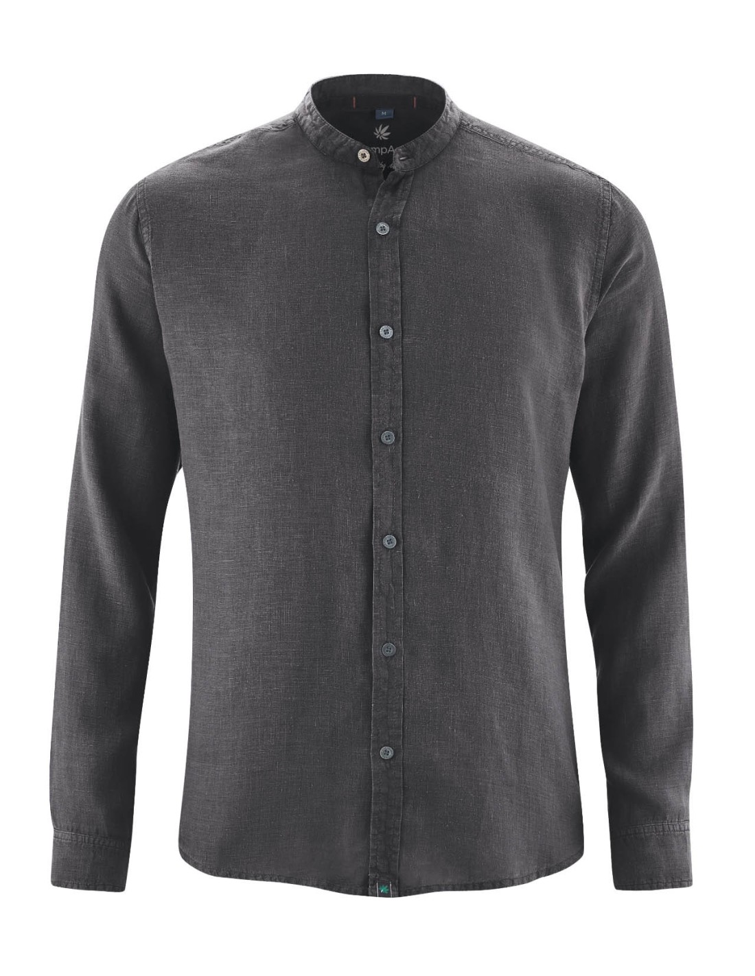 Chemise 100% chanvre Col "mao" homme