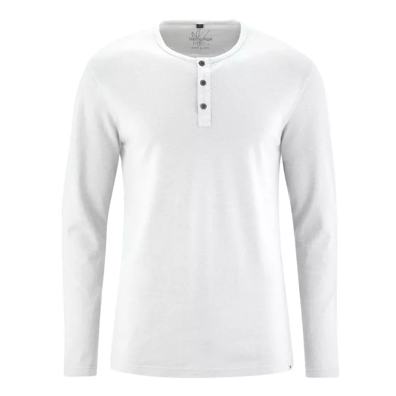 Tee shirt Henley - Boutonné homme