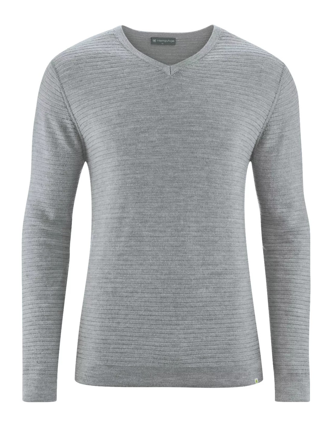 Pull homme col V chanvre et laine