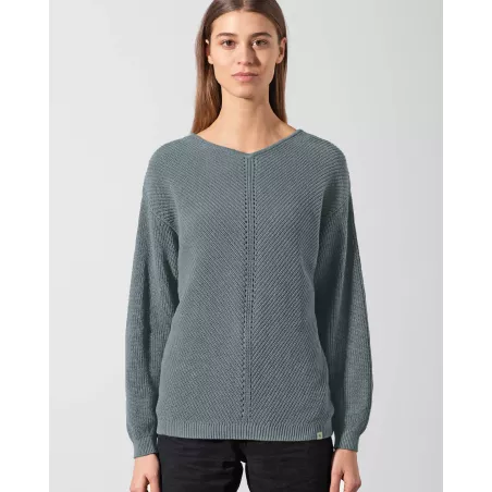 Pull en maille tricoté