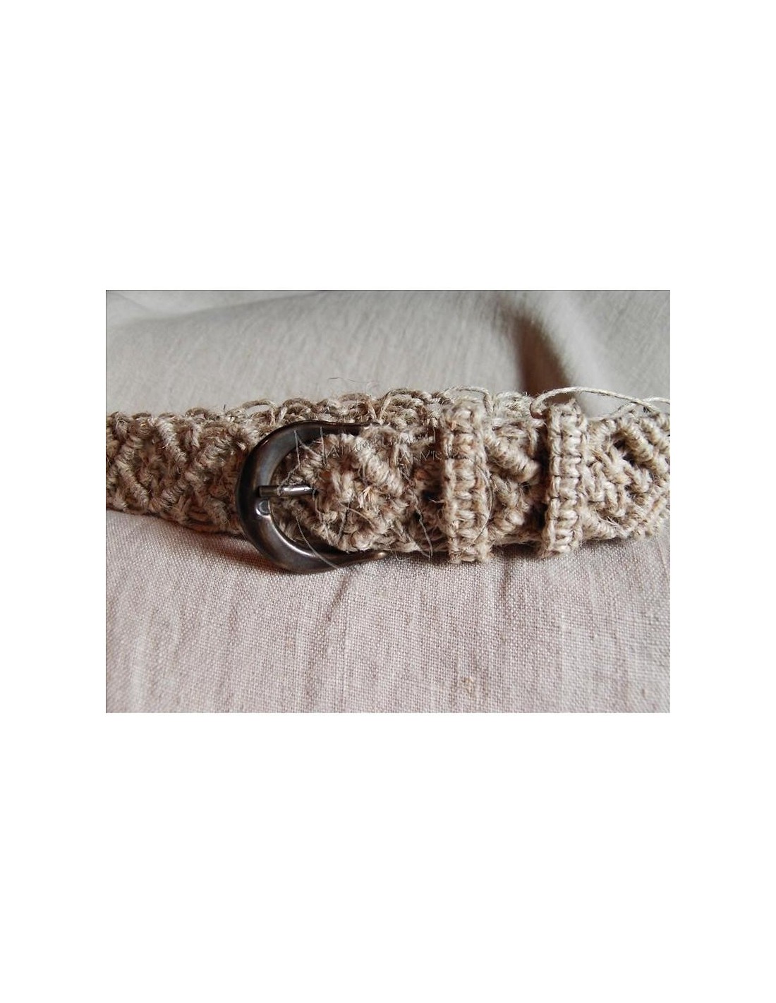 Ceinture chanvre femme Macramé