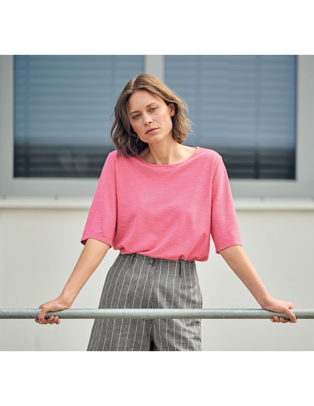 T-shirt à manche courte maillot - Chanvre et Coton bio